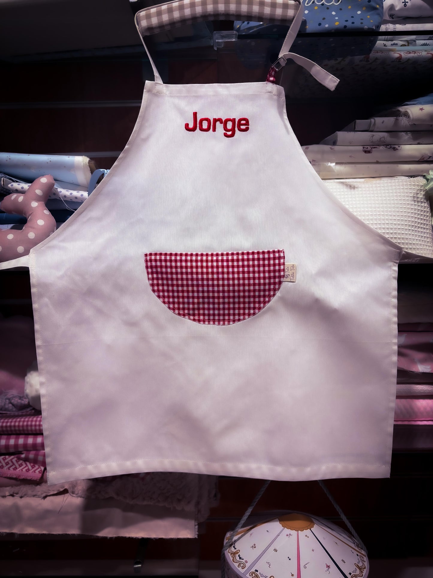 Delantal Infantil “Pequeños Creativos” - Tela, telita, tela