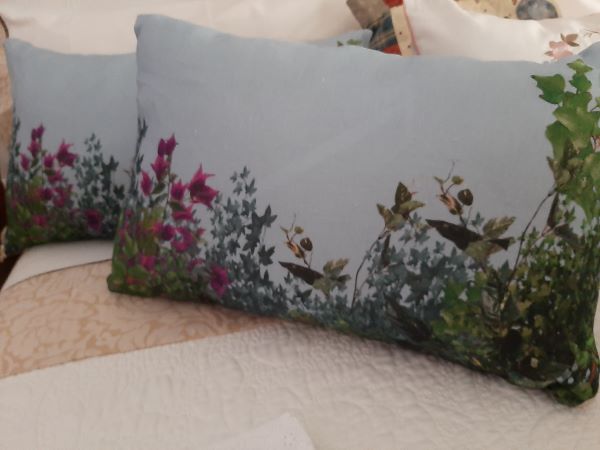Cojines de lino de 50 x 30 - Tela, telita, tela