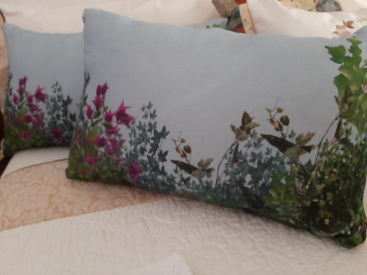 Cojines de lino de 50 x 30 - Tela, telita, tela