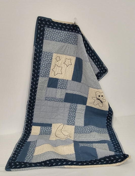 Colcha de Cuna Patchwork - Tela, telita, tela