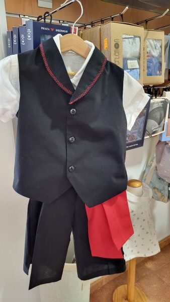 Conjunto infantil de traje manchego (niño de 4 años) - Tela, telita, tela